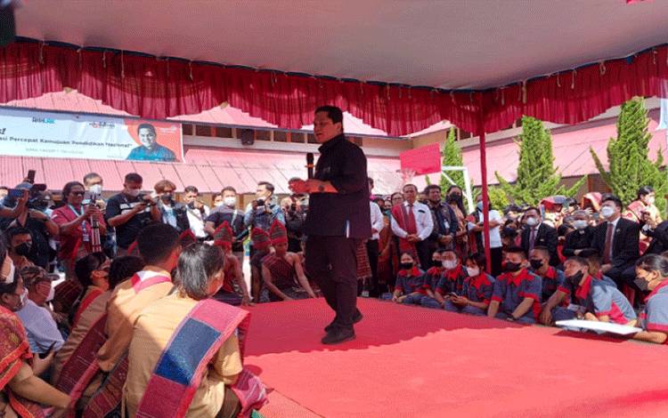 Erick Thohir Dorong Percepatan Pemanfaatan Digitalisasi di Pendidikan