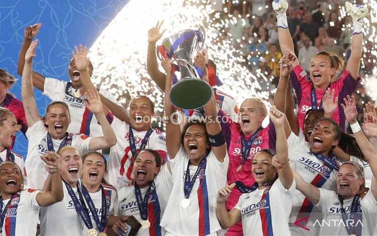 Kalahkan Barcelona 3-1, Lyon Juara Liga Champions Putri 2021/2022