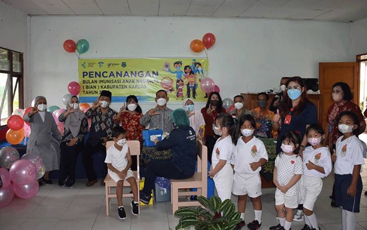 Kapuas Canangkan Bulan Imunisasi Anak Nasional
