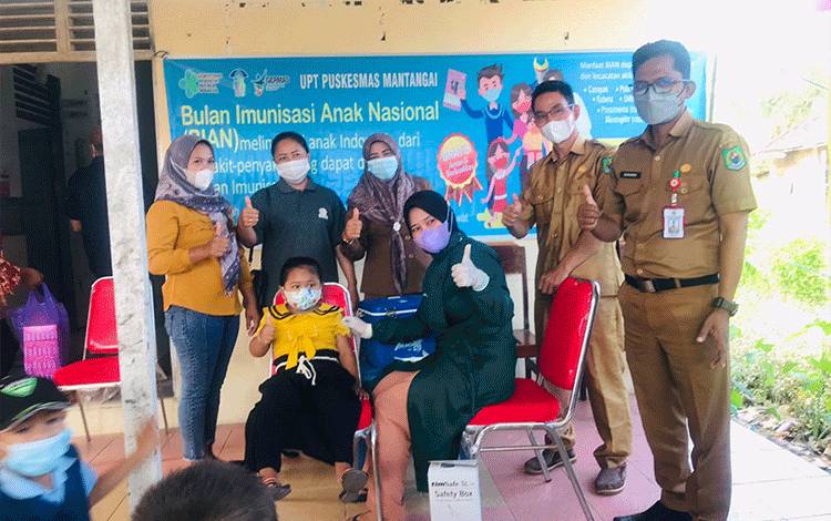Kecamatan Mantangai Mulai Jalankan Program Bulan Imunisasi Anak Nasional