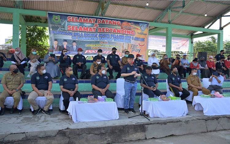 Begini Harapan Bupati Kapuas Saat Buka Kejuaraan Basket Antar Pelajar