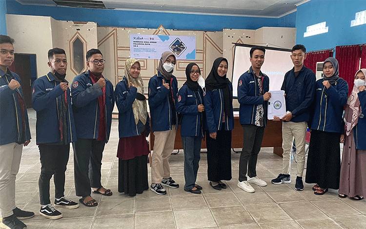 Ketua Umum HIMA Kobar Palangka Raya Sampaikan LPJ Kepengurusan 2021/2022