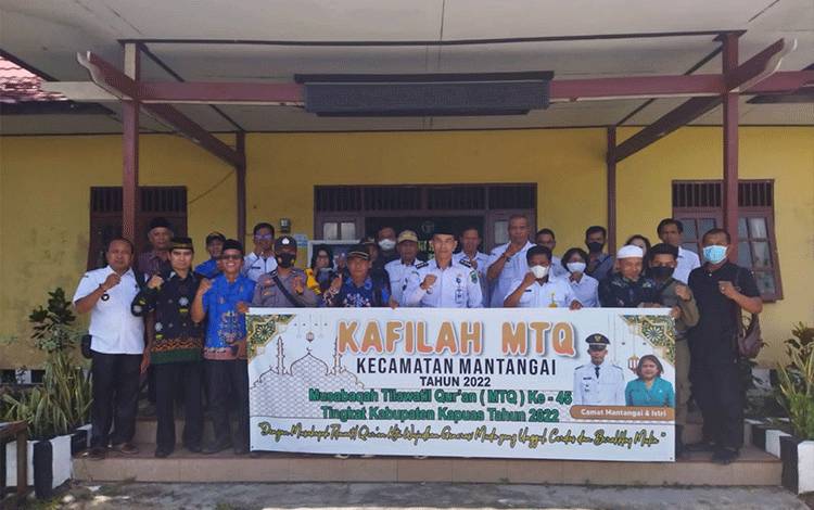 Ini Pesan Camat untuk Kontingen Mantangai Ikuti MTQ ke-45 Tingkat Kabupaten