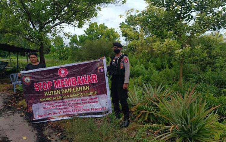 Polresta Palangka Raya Gencar Sosialisasikan Karhutla ke Masyarakat