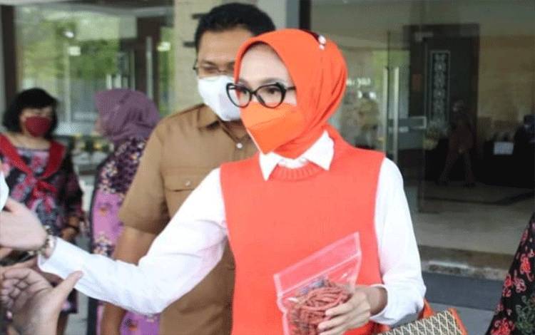 Ketua TP-PKK Kalteng Ajak Masyarakat Tidak Ragu Beli Produk Lokal
