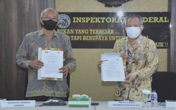 Kominfo-KPK Kerja Sama untuk Aduan Tipikor