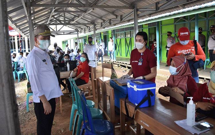 Bupati Kapuas Kembali Dorong Percepatan Vaksinasi Booster
