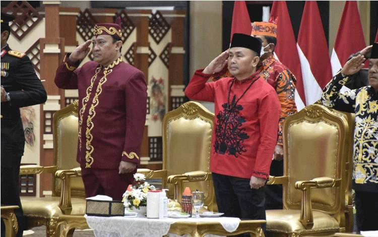 Gubernur Kalteng Ikuti Upacara Peringatan Hari Lahir Pancasila Bersama Presiden