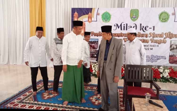 Bupati Sukamara, Windu Subagio menghadiri milad ke 1 Pondok Pesantren Nurul hijrah Sukamara