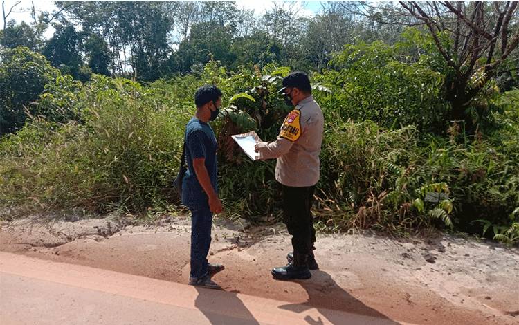 Polisi Ingatkan Warga Danau Sembuluh Cegah Karhutla