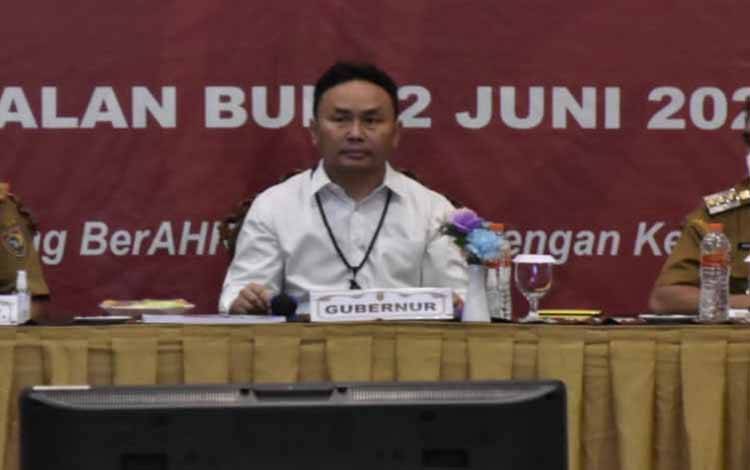 Gubernur Kalteng Tekankan Efisiensi dan Efektifitas Anggaran