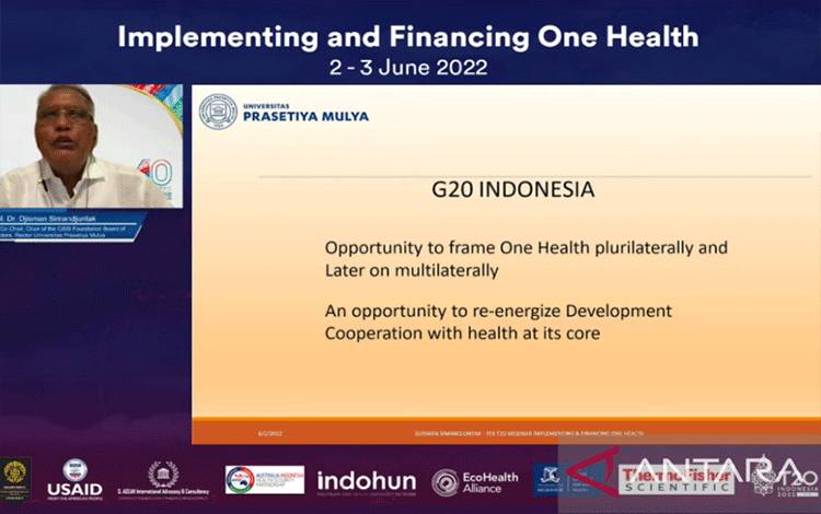 Konsep One Health Butuh Kerja Sama Ilmuwan dari Berbagai Disiplin Ilmu