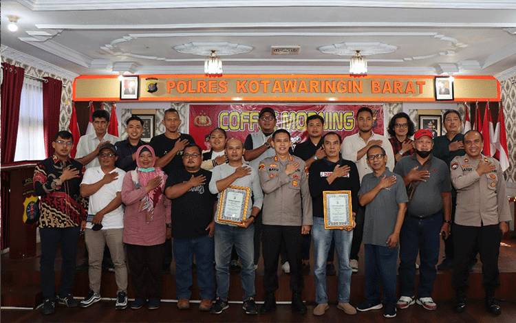 Gelar Coffee Morning, Kapolres Kobar Apresiasi Insan Pers