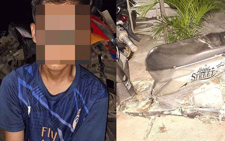 Polisi Tangkap Pemuda Ini karena Curi Motor