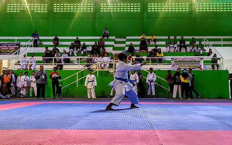 60 Atlet Bersaing di Cabor Karate Porkab Kotim 2022