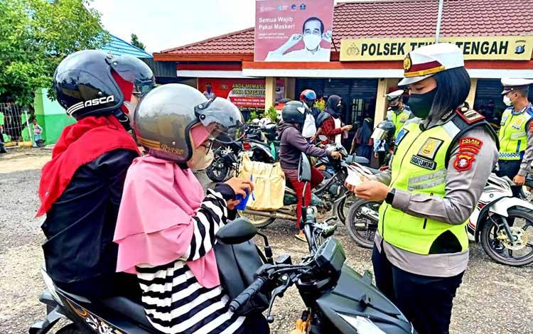 50 Kendaraan Terjaring Razia di Barito Utara