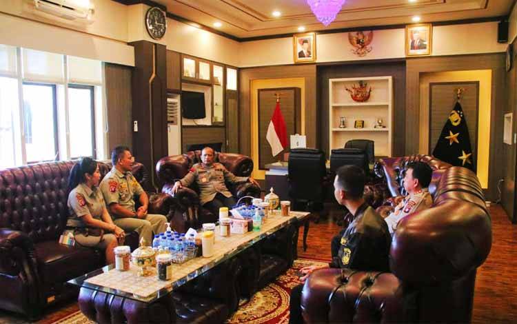 Kapolda Kalteng Terima Silaturahmi KBPP Polri