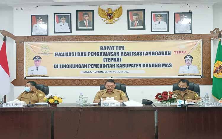 Perangkat Daerah Gunung Mas Diminta Lakukan Percepatan Pelaksanaan Program Strategis