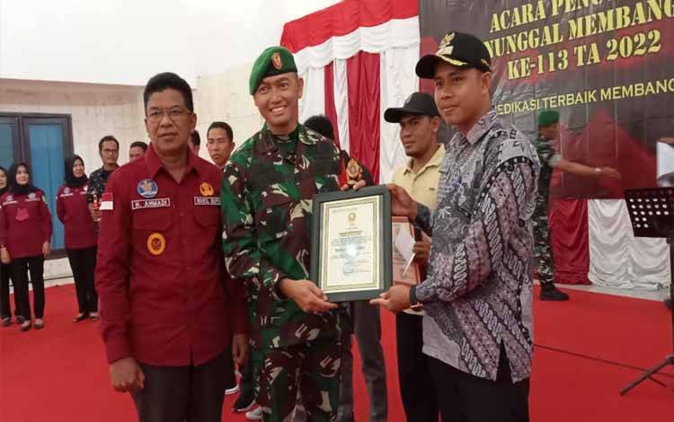 Penutupan TMMD Reguler ke 113 di aula Kantor Bupati Sukamara