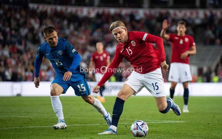 Norwegia Ditahan Seri 0-0 oleh 10 Pemain Slovenia