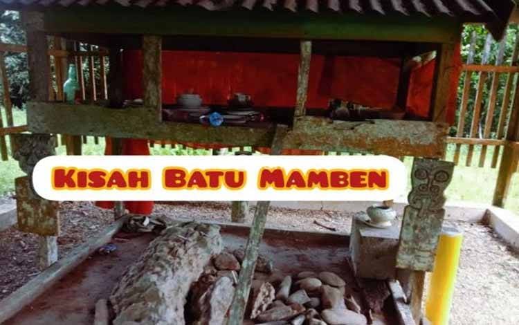 Konon, Batu Mamben di Gunung Mas adalah Jelmaan Manusia Penjaga Kampung