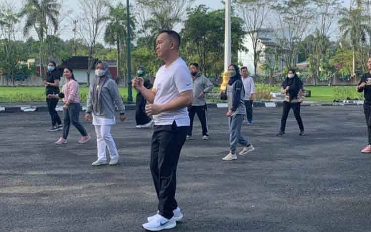 Pegawai Pemkab Kapuas Ikuti Senam Bersama Tingkatkan Kebugaran