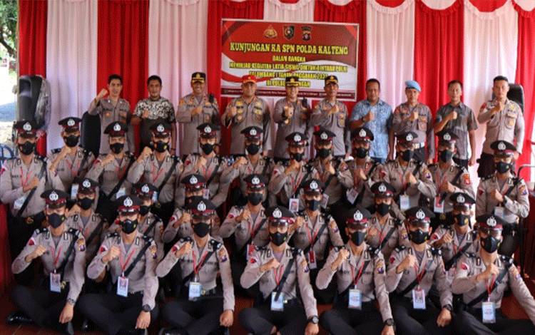 Kepala SPN Polda Kalteng Tinjau Siswa Latja di Polres Katingan, Ini Harapannya