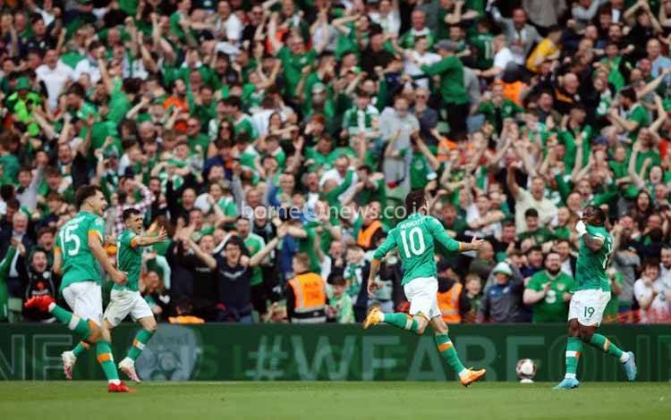 Irlandia Bantai Skotlandia 3-0 di Nations League