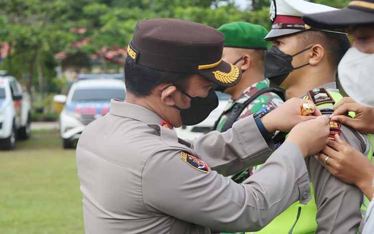 Kapolres Barito Timur Pimpin Apel Pasukan Operasi Patuh Telabang 2022