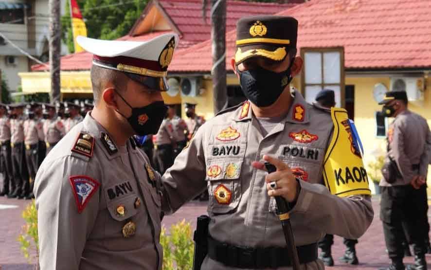 Kapolres Kobar Minta Satlantas Berikan Layanan Prima kepada Masyarakat