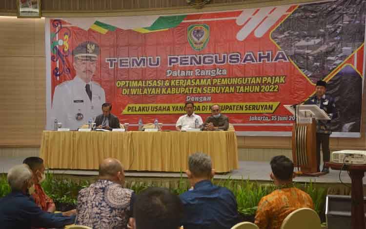 Bupati Seruyan Buka Kegiatan Temu Pengusaha