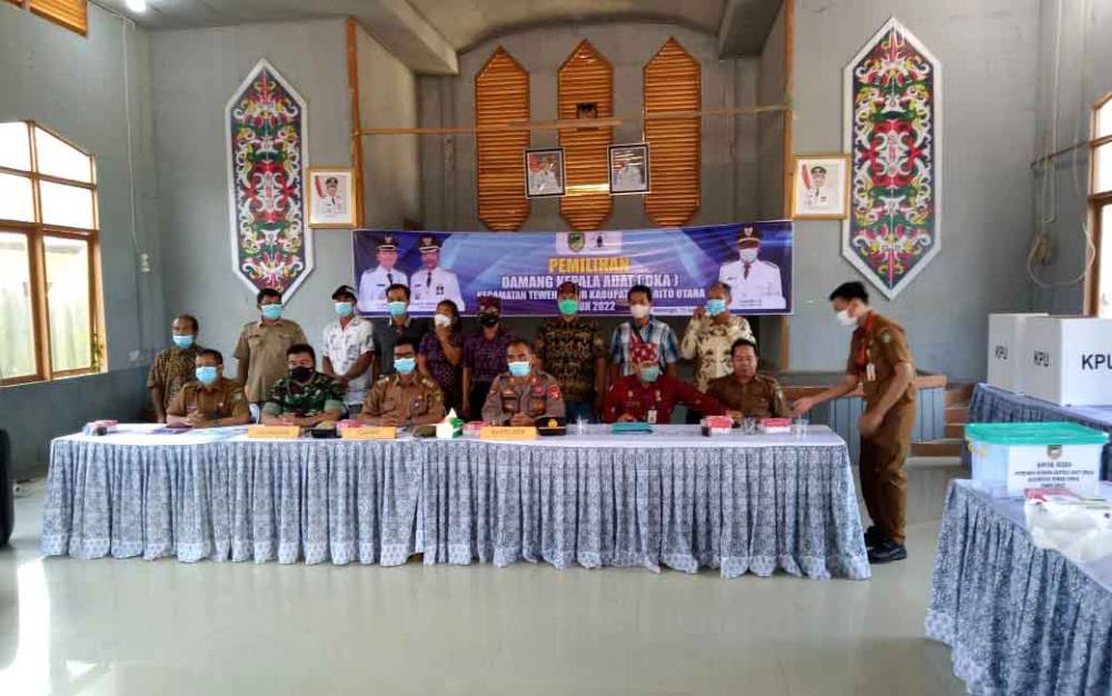 Pemerintah Kecamatan Teweh Timur Laksanakan Pemilihan Damang, Ini Pesan Danramil