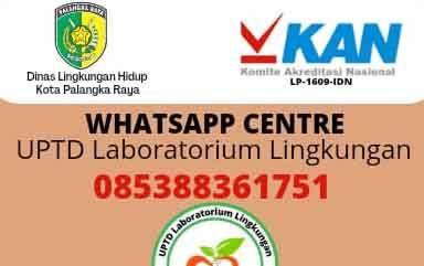 Laboratorium Lingkungan DLH Palangka Raya Permudah Layanan Melalui WhatsApp