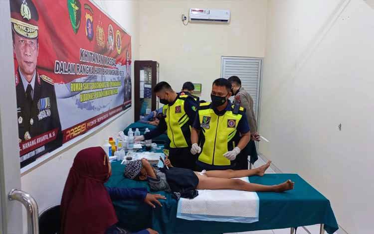 Polda Kalteng Gelar Berbagai Macam Bakti Kesehatan di RS Bhayangkara