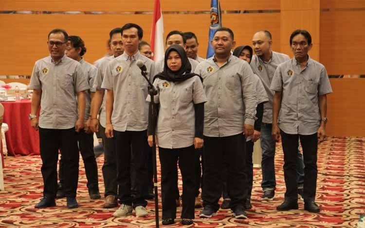 Pelantikan PWI Kabupaten Kotim.