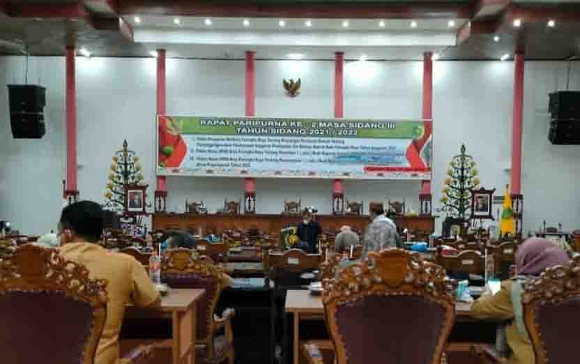 Paripurna DPRD Palangka Raya Hari ini Perdana Tatap Muka Sejak Pandemi Covid-19 Melanda