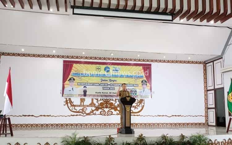 Bupati Gunung Mas Berharap Lomba Pidato Anti Narkoba Bantu Sadarkan Generasi Muda Soal Bahaya Narkotika