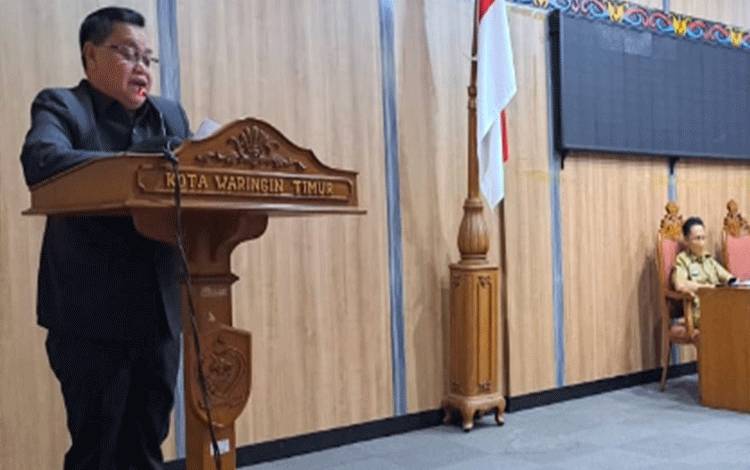 Bupati Kotim Ajukan Raperda Laporan Keuangan 2021 ke DPRD