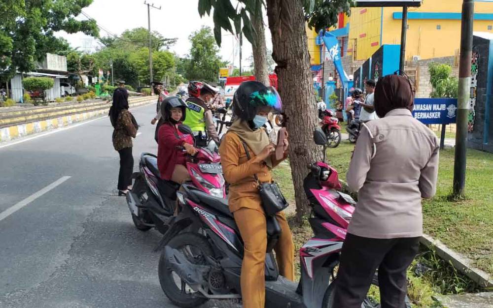 Seorang ASN Kobar Terjaring Razia Karena SIM Mati
