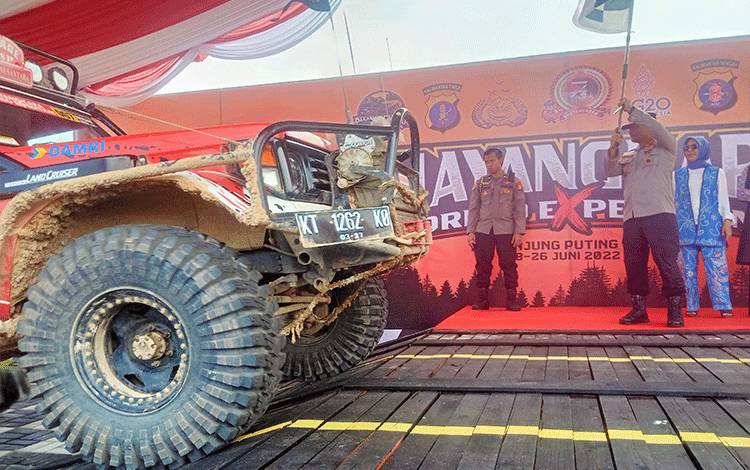 Kapolda Kalteng Lepas Puluhan Offroader Menuju TNTP