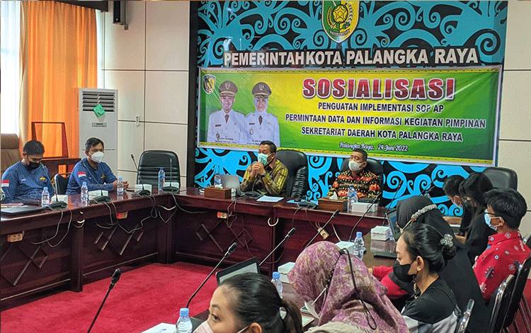 Sosialisasi SiKAP Online Pemko Palangka Raya.