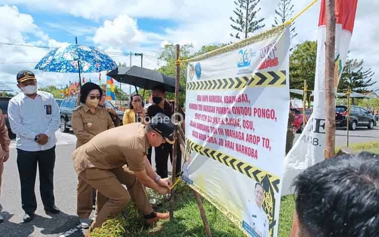 Tidak Hanya Pasang Spanduk, Bupati Gumas Beberkan Tindak Lanjut dalam Memerangi Narkoba