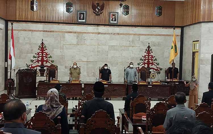 DPRD Kapuas Gelar Paripurna Penyampaian Pidato Pengantar Bupati