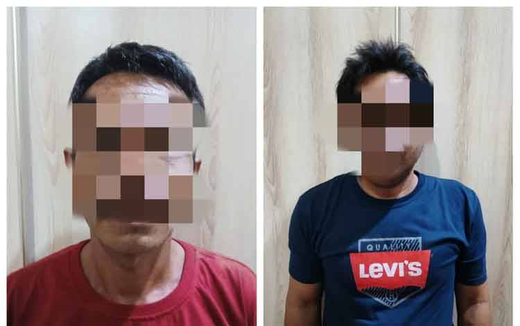 Satreskrim Polres Barito Utara Amankan 2 Orang Diduga Lakukan Ilegal Logging