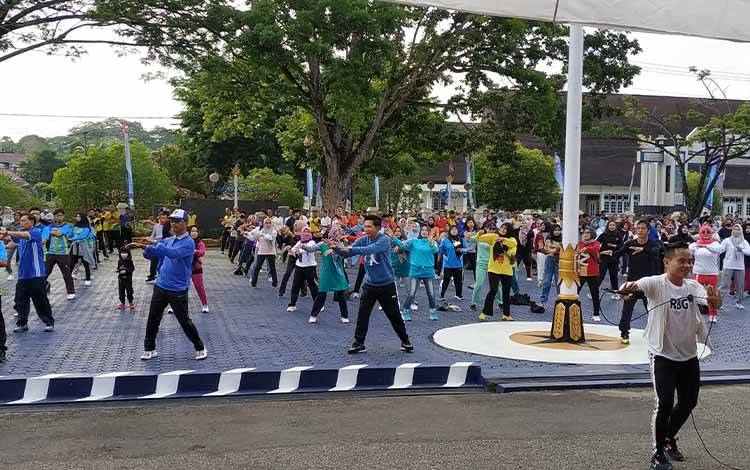 Bupati Barito Utara Ingatkan Penting Menjaga Kebugaran Tubuh