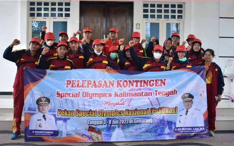 Lepas Kontingen Personas Kalteng, Nuryakin Doakan Hasil Terbaik