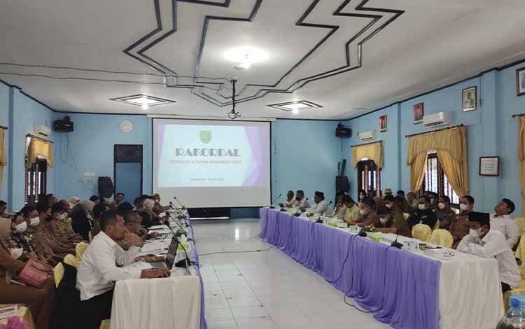Rakorda Triwulan II sebagai Upaya Evaluasi Program Pembangunan di Sukamara