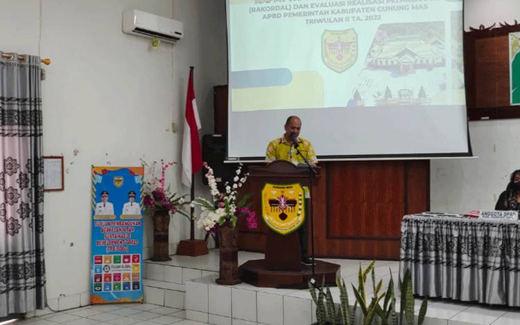 Pemkab Gumas Rakordal dan Evaluasi Realisasi APBD Triwulan II Tahun 2022
