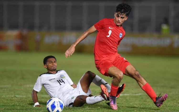 Pelatih Timnas Singapura U-19 Puji Penampilan Anak Asuhnya