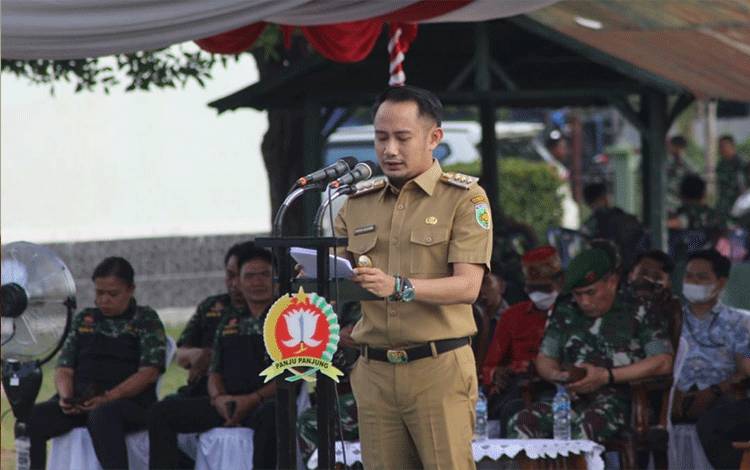 Pimpin Upacara Pembukaan Pelatihan Bela Negara Talawang I, Ini Kata Wali Kota